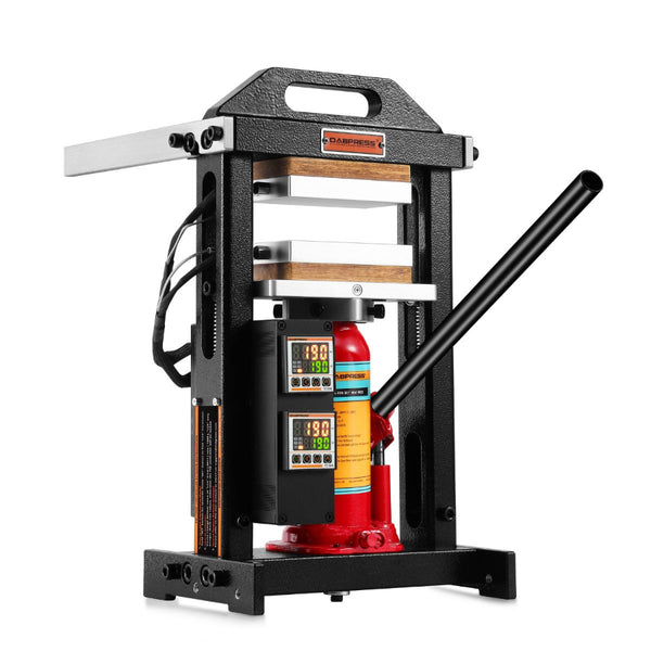 DABPRESS 6 Ton Rosin Press Bundle - Including Variety Rosin Bags, Round Pre Press Mold and Collection Kit