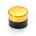 4-Pack Gold Rosin Jars Set - 5ml Non-Stick Silicone Glass Containers with Travel Case & Stainless Steel Dab Tool - Portable Storage for Wax