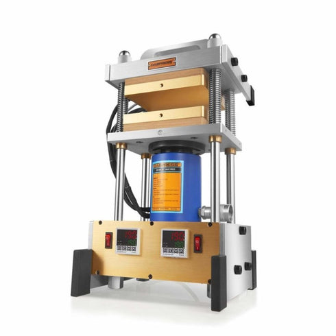 30 Ton Rosin Press - Dual 7x7 Inches Rosin Press Plates and Dual Accurate PID Temp Controllers